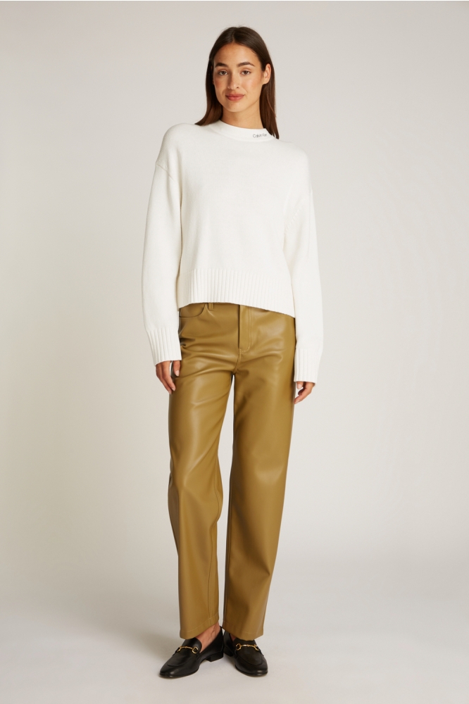 LOGO EMBRO SWEATER J20J225073 IVORY